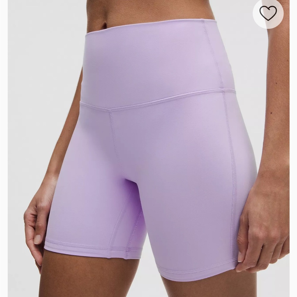 Lululemon Align High Rise Short 6” in Lavender Frost Size 6